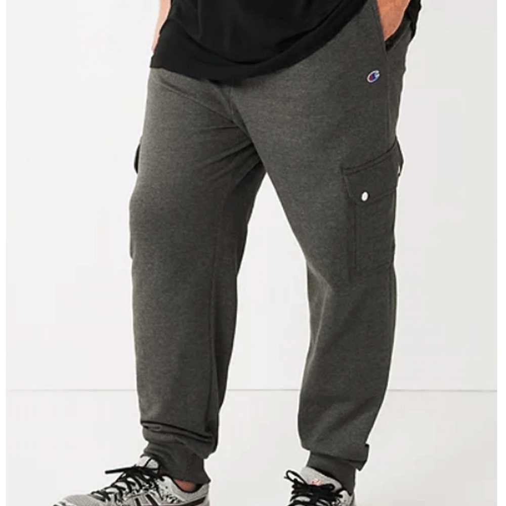Champion Cargo Black Fleece Joggers Men Pants Sz 3XL - Picture 8 of 8